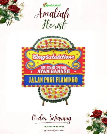 Sewa Papan Bunga Mamajang Dalam