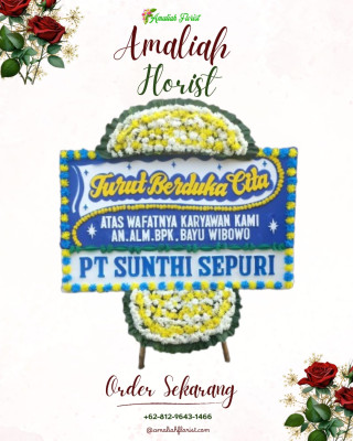 Papan Bunga Duka di Mamajang Dalam