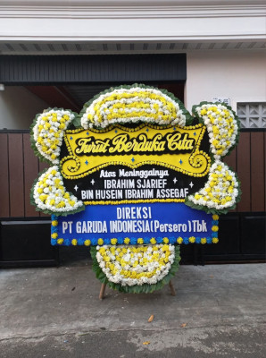 Papan Bunga Duka di Mamajang Dalam
